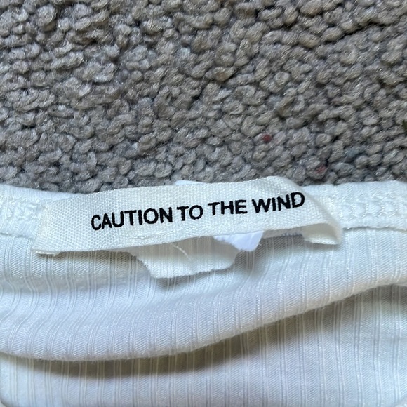 Caution To The Wind Lace Crop Top - Picture 3 of 3